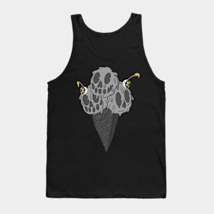 Old School Ice Scream (Gray) Tank Top